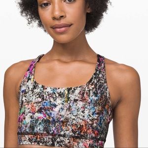 Lululemon Energy Bra Vitalize Multi Pattern